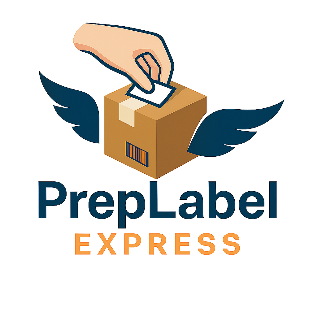 PrepLabel Express logo - Professional labeling services